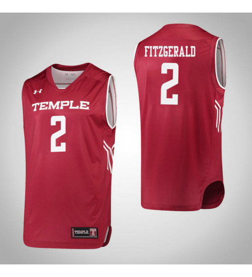 Women's Temple Owls #2 Feyonda Fitzgerald Authentic College Basketball Jersey Red
