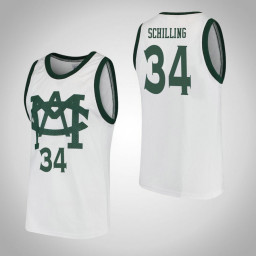 Youth Michigan State Spartans #34 Gavin Schilling Vault MAC Authentic College Basketball Jersey White
