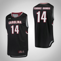 South Carolina Gamecocks #14 Ibrahim Famouke Doumbia Authentic College Basketball Jersey Black