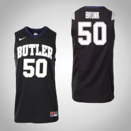 Butler Bulldogs #50 Joey Brunk Master Authentic College Basketball Jersey Black