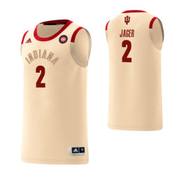 Youth Indiana Hoosiers #2 Johnny Jager Harlem Renaissance Authentic College Basketball Jersey Cream