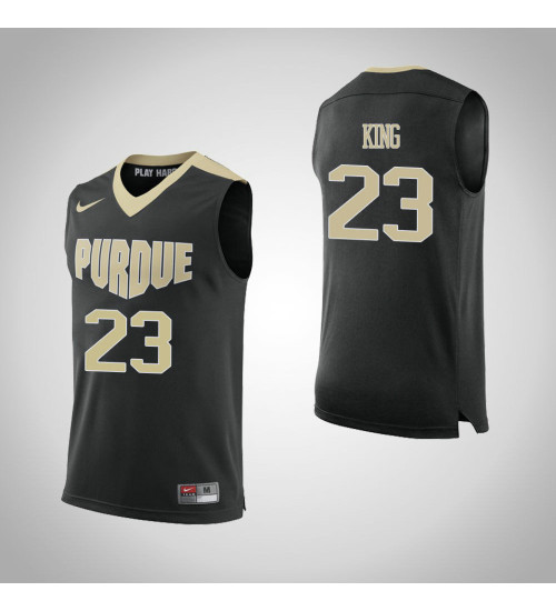 Youth Purdue Boilermakers #23 Kyle King Authentic College Basketball Jersey Black