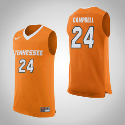 Tennessee Volunteers #24 Lucas Campbell Authentic College Basketball Jersey Orange