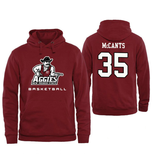 Men's New Mexico State Aggies Johnny McCants Personalized Maroon Hoodie