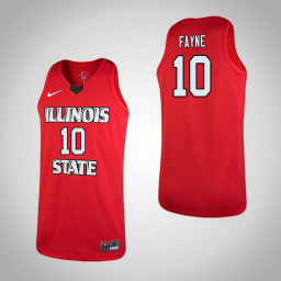 Women's Illinois State Redbirds #10 Phil Fayne Authentic College Basketball Jersey Red