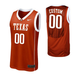 Texas Longhorns Custom College Basketball Replica Jersey Burnt Orange