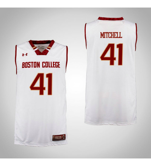 Boston College Eagles #41 Steffon Mitchell Replica College Basketball Jersey Cardinal