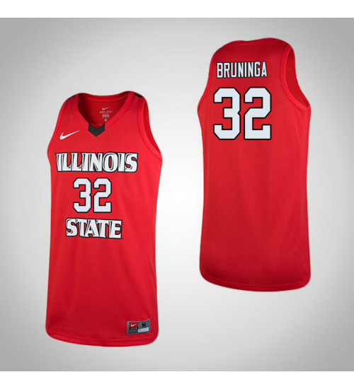 Youth Illinois State Redbirds #32 Taylor Bruninga Authentic College Basketball Jersey Red