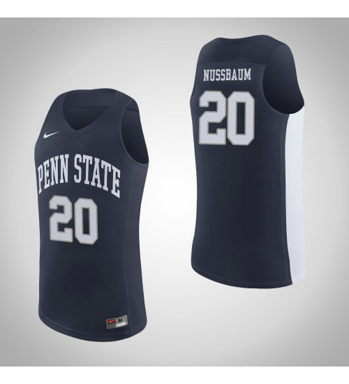 Women's Penn State Nittany Lions #20 Taylor Nussbaum Replica College Basketball Jersey Navy