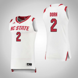 Youth NC State Wolfpack #2 Torin Dorn Authentic College Basketball Jersey White