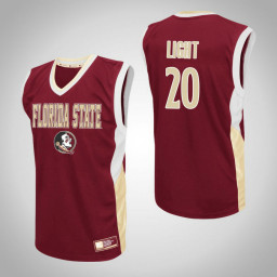Youth Florida State Seminoles #20 Travis Light Fadeaway Authentic College Basketball Jersey Red