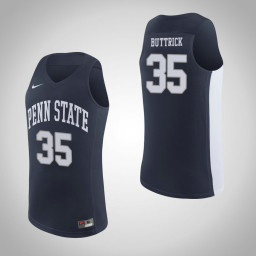 Women's Penn State Nittany Lions #35 Trent Buttrick Replica College Basketball Jersey Navy