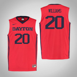 Youth Dayton Flyers #20 Xeyrius Williams Authentic College Basketball Jersey Red