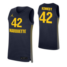 Marquette Golden Eagles Michael Kennedy Authentic College Basketball Jersey Navy