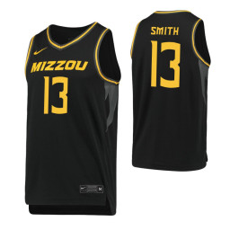Youth Missouri Tigers #5 Mitchell Smith Black Authentic College Basketball Jersey