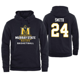 Murray State Racers #1 DaQuan Smith Men's Personalized Navy Hoodie