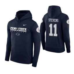 Penn State Nittany Lions #11 Lamar Stevens Men's Navy Hoodie