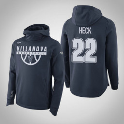 Villanova Wildcats #22 Peyton Heck Men's Navy College Basketball Hoodie