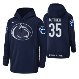 Penn State Nittany Lions #35 Trent Buttrick Men's Navy College Basketball Hoodie