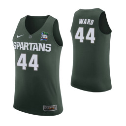 Youth Michigan State Spartans #44 Nick Ward Green Replica College Basketball Jersey
