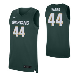 Michigan State Spartans #44 Nick Ward Green Authentic College Basketball Jersey