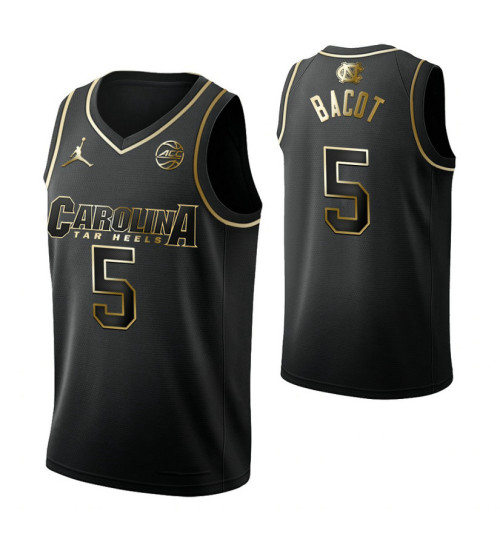 Armando Bacot North Carolina Tar Heels Black Golden Edition Authentic College Basketball Jersey