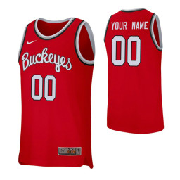 Ohio State Buckeyes Replica Custom Jersey Scarlet