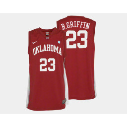 Women's Oklahoma Sooners #23 Blake Griffin Crimson Road Authentic College Basketball Jersey