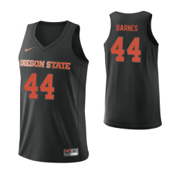 Women's Oregon State Beavers #44 Isaac Barnes Authentic College Basketball Jersey Black