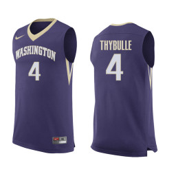 Women's Washington Huskies #4 Matisse Thybulle Authentic College Basketball Jersey Purple