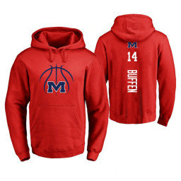 Ole Miss Rebels #14 KJ Buffen Men's Red College Basketball Hoodie