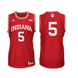Indiana Hoosiers #5 Quentin Taylor Authentic College Basketball Jersey Red
