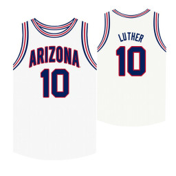 Women's Arizona Wildcats #10 Ryan Luther White Authentic College Basketball Jersey