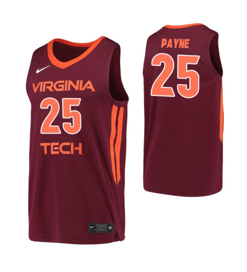 Women's Ryan Payne Authentic College Basketball Jersey Maroon Virginia Tech Hokies