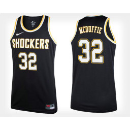Youth Wichita State Shockers #32 Markis McDuffie Black Alternate Authentic College Basketball Jersey