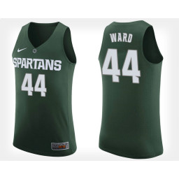 Michigan State Spartans #44 Nick Ward Green Home Authentic College Basketball Jersey