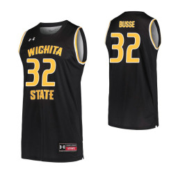 Wichita State Shockers #32 Tate Busse Black Authentic College Basketball Jersey
