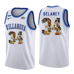 Villanova Wildcats #34 Tim Delaney Authentic College Basketball Jersey White
