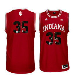 Indiana Hoosiers #35 Tim Priller Replica College Basketball Jersey Red