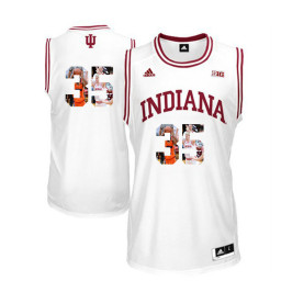 Indiana Hoosiers #35 Tim Priller Replica College Basketball Jersey White