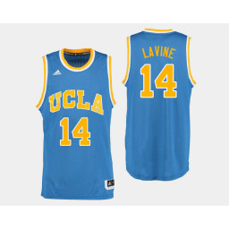 Youth UCLA Bruins #14 Zach LaVine Blue Road Authentic College Basketball Jersey