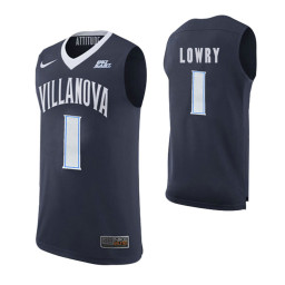 Women's Villanova Wildcats #1 Kyle Lowry Navy Replica College Basketball Jersey