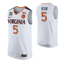 Virginia Cavaliers Jayden Nixon Authentic College Basketball Jersey White