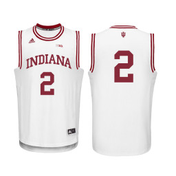 Youth Indiana Hoosiers #2 Josh Newkirk Authentic College Basketball Jersey White