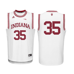 Indiana Hoosiers #35 Tim Priller Replica College Basketball Jersey White