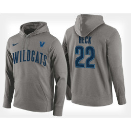 Villanova Wildcats #22 Peyton Heck Gray Hoodie College Basketball