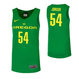 Youth Oregon Ducks Will Johnson Replica College Basketball Jersey Green