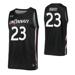 Cincinnati Bearcats #23 Zach Harvey Black Authentic College Basketball Jersey