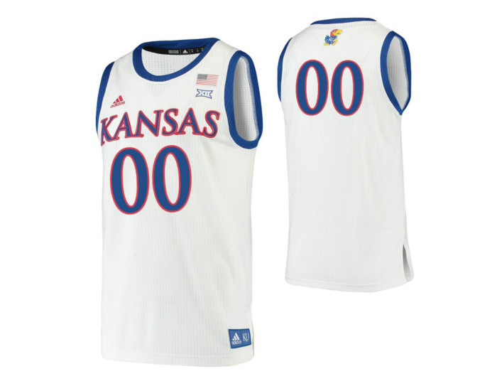 Kansas Jayhawks Replica Custom Jersey White