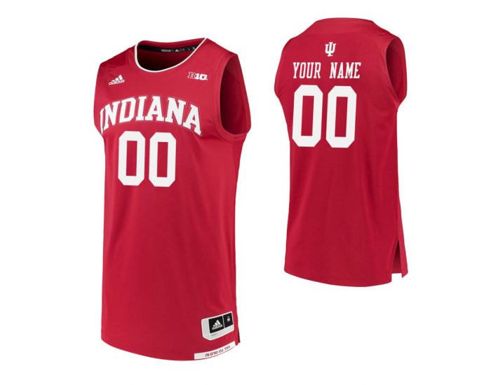 Replica Indiana Hoosiers Custom College Basketball Jersey Crimson